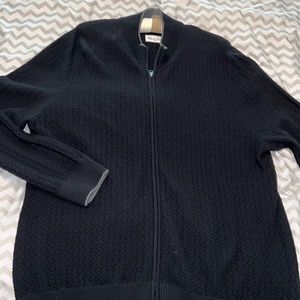 Robert Graham Davies Zip Sweater New still in Plastic